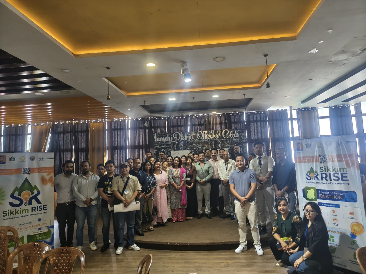 Sikkim RISE Ideathon participants