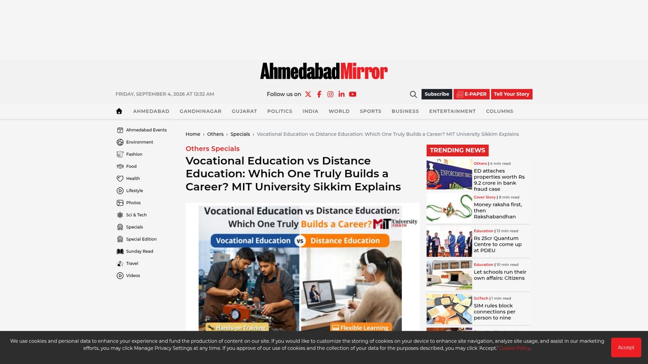 Vocational Education vs Distance Education: Which One Truly Builds a Career? MIT University Sikkim Explains